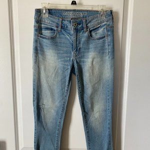 American Eagle Jean Leggings Size 4 Short